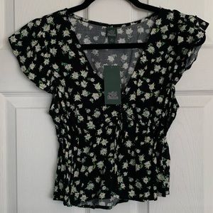 Wild Fable Floral Top in XS